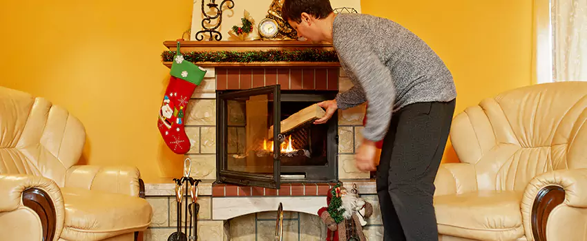 Rusted Metal Fireplace Restoration in Cimarron Hills, Colorado